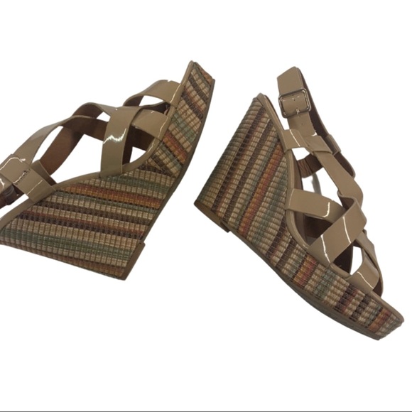 Ladies Size 9 K&M Summer Boho heels - Picture 1 of 8